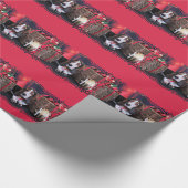 Kerstmis - Basset - Bailey Sue Cadeaupapier (Hoek)