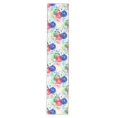 Kerstmis Baubles Holiday Ornamenten Table Runner Medium Tafelloper (Voorkant)