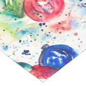 Kerstmis Baubles Holiday Ornamenten Table Runner Medium Tafelloper (Hoek)