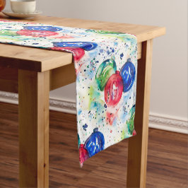 Kerstmis Baubles Holiday Ornamenten Table Runner Medium Tafelloper