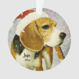 Kerstmis Beagle, Kerstman Hond Ornament