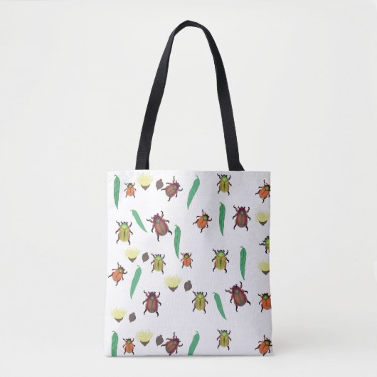 Kerstmis beatles tote bag (Voorkant)