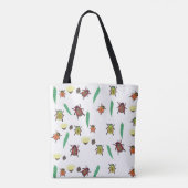 Kerstmis beatles tote bag (Achterkant)