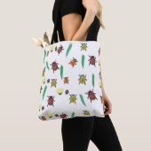 Kerstmis beatles tote bag (Dichtbij)