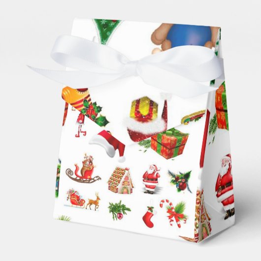 Kerstmis Bedankdoosjes (Voorkant Zijde)