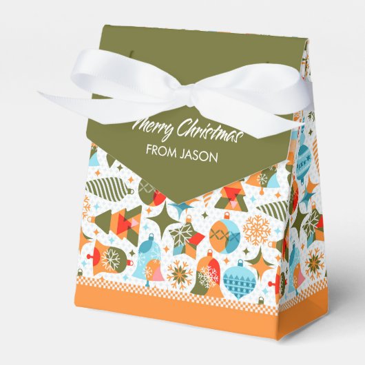 Kerstmis Bedankdoosjes (Voorkant Zijde)