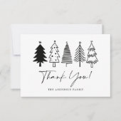 Kerstmis Bedankkaart (Voorkant)