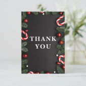 Kerstmis Bedankkaart (Staand voorkant)