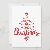 Kerstmis Bedankkaart (Achterkant)
