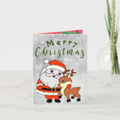 Kerstmis Bedankkaart (Voorkant)