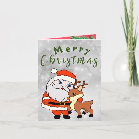 Kerstmis Bedankkaart (Voorkant)