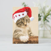 Kerstmis Bedankkaart (Staand voorkant)