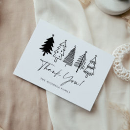 Kerstmis Bedankkaart