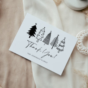 Kerstmis Bedankkaart