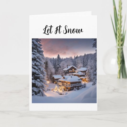 Kerstmis Bedankkaart (Voorkant)