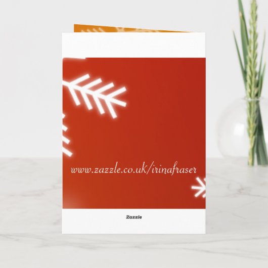 Kerstmis Bedankt - snoepstok, kaarsen, hulst Feestdagen Kaart (Achterkant)