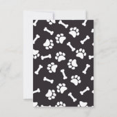 Kerstmis Bedankt voor een huisdier oppas van een h (Achterkant)