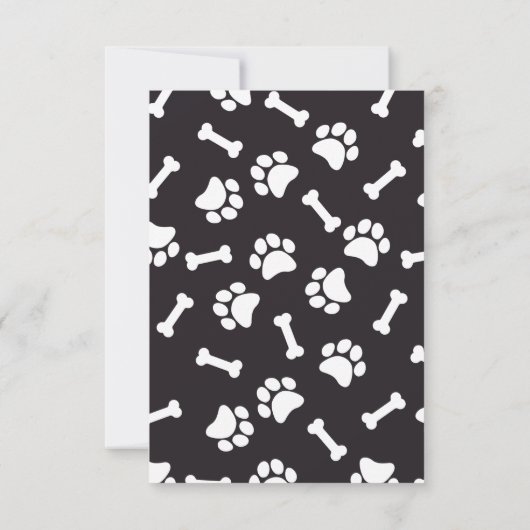 Kerstmis Bedankt voor een huisdier oppas van een h (Achterkant)