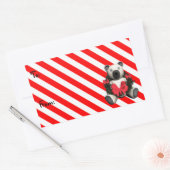 Kerstmis Beer Cadeaubont Label Stickers (Envelop)