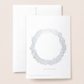 Kerstmis, Beer en Snowflakes Folie Kaarten (Met envelop)