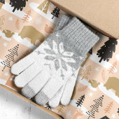 Kerstmis Beer Roze Black Gold Modern Tissuepapier