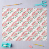 Kerstmis begint met Christelijke Typografie Tissuepapier (Craft)