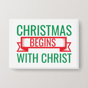 Kerstmis begint met Christus-15523 Button