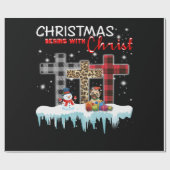 Kerstmis begint met Christus Cadeaupapier (Vlak)