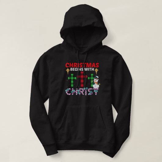 Kerstmis begint met de Christelijke honk van Chris Hoodie (Design voorkant)