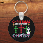 Kerstmis begint met de Christelijke honk van Chris Sleutelhanger (Voorkant)