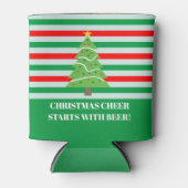 Kerstmis begint met de feestdag van de bier blikjeskoeler (Voorkant)