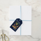 Kerstmis begint met de geboorte van Christus Cadeaulabel (Met Touw)