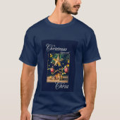 Kerstmis begint met de geboorte van Christus T-shirt (Voorkant)