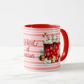 Kerstmis behandelt koffie-Mok Mok (Voorkant rechts)