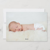 Kerstmis - Bekendmaking van feestdag - Fotokaart Feestdagenkaart (Achterkant)