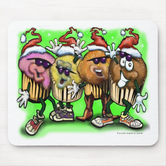 Kerstmis beker muismat (Voorkant)