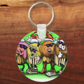 Kerstmis beker sleutelhanger (Voorkant)