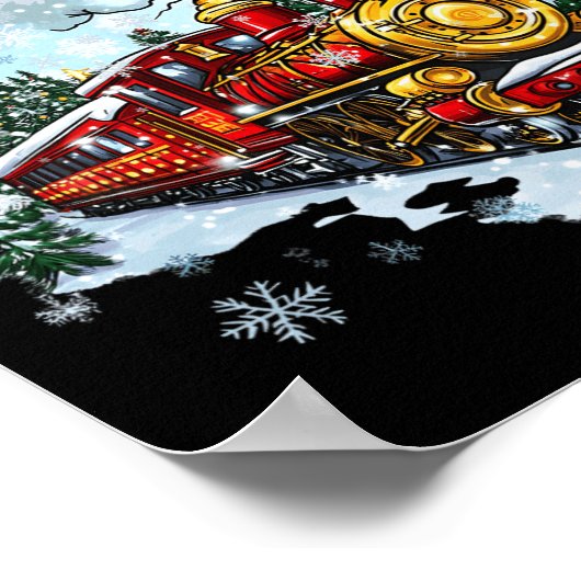 Kerstmis Believe Polar Express Xm Poster (Hoek)