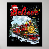 Kerstmis Believe Polar Express Xm Poster (Voorkant)