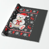 Kerstmis beren Kerstmis Cadeaupapier (Uitgerold)