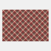 Kerstmis, Beren met rode latten en kerstlichten Inpakpapier Vel (Voorkant 2)