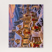 Kerstmis Berghut Legpuzzel (Verticaal)