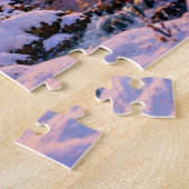 Kerstmis Berghut Legpuzzel (Zijkant)