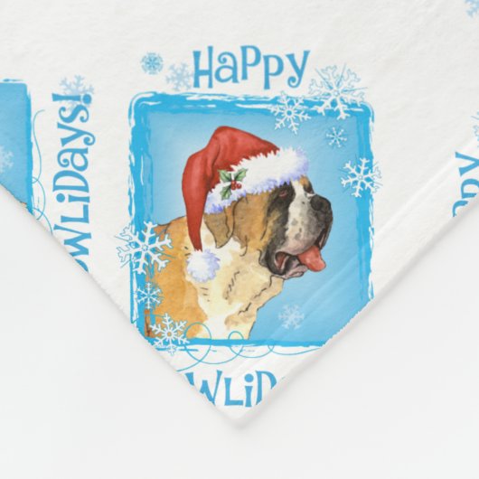 Kerstmis: Bernard Fleece Blanket Deken (Hoek)