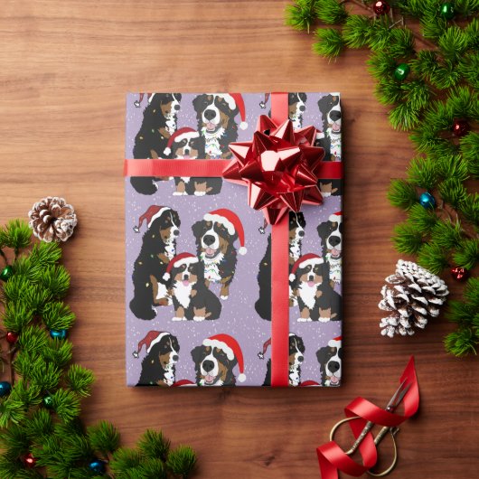 Kerstmis Berner Sennenhond  Cadeaupapier (Feestdagen Geschenken)
