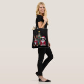 Kerstmis Berner Sennenhond Kerstman Kerstboom Tote Bag (Op model)