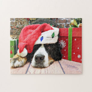 Kerstmis - Bernese Mountain Dog - Mya Legpuzzel