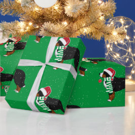 Kerstmis Bernese Mountain Holiday Dog Cadeaupapier