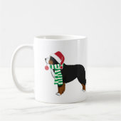 Kerstmis Bernese Mountain Holiday Dog Koffiemok (Links)