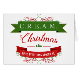 Kerstmis beslist alles rond me! Kaart